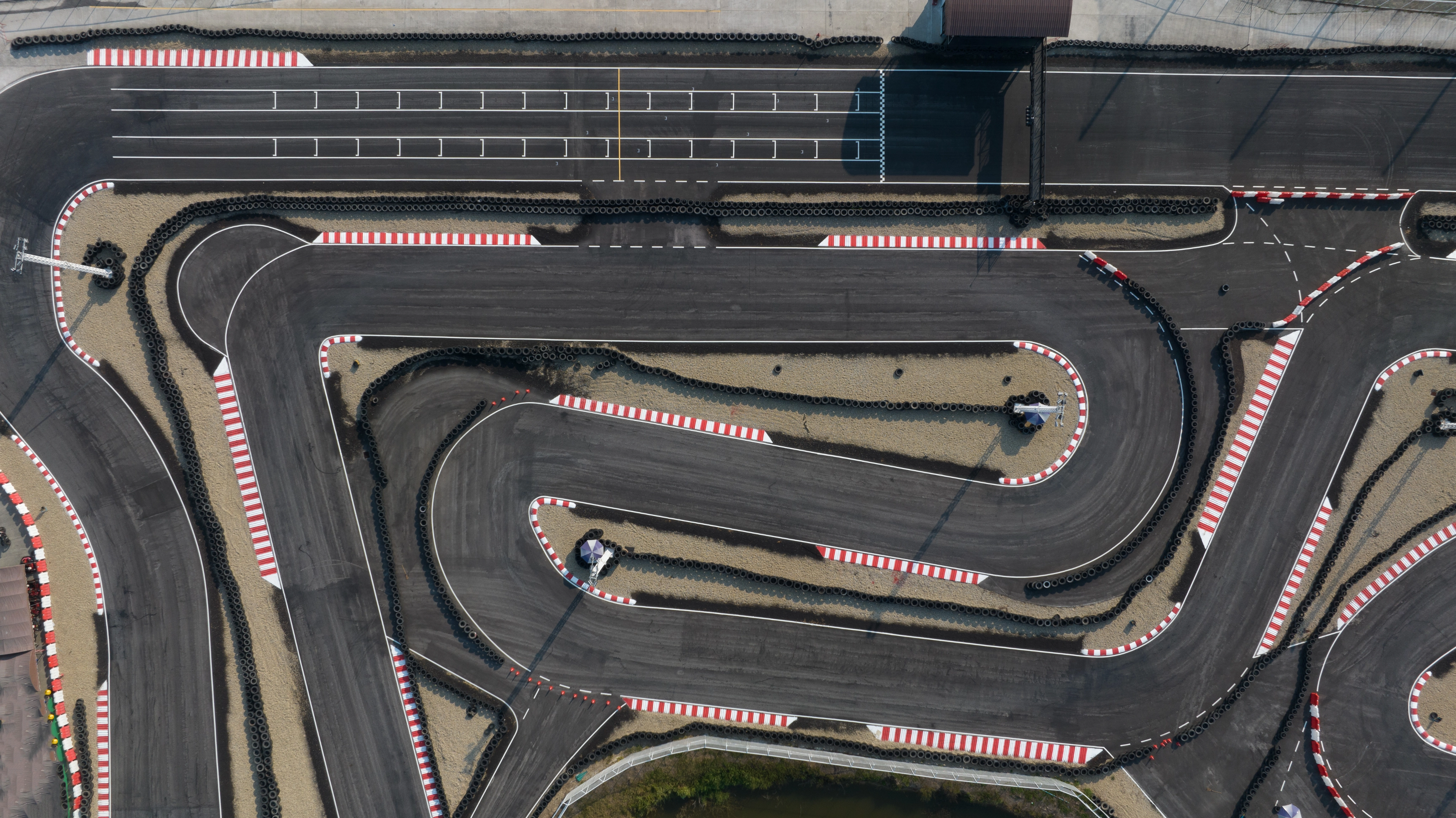 Aerial race track placeholder from Figma